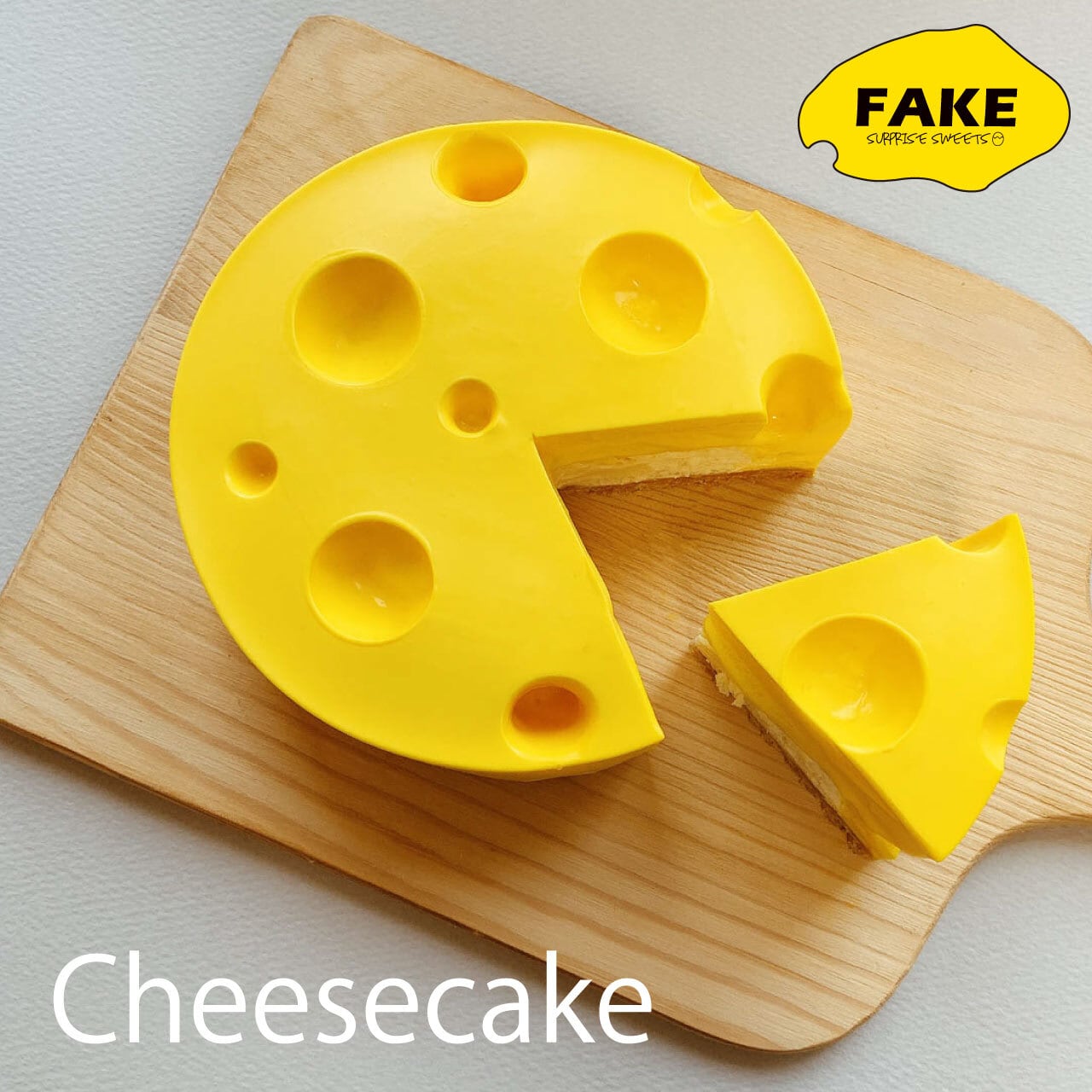 FAKE surprise cheese cake with Hokkaido Natural Ingredients
