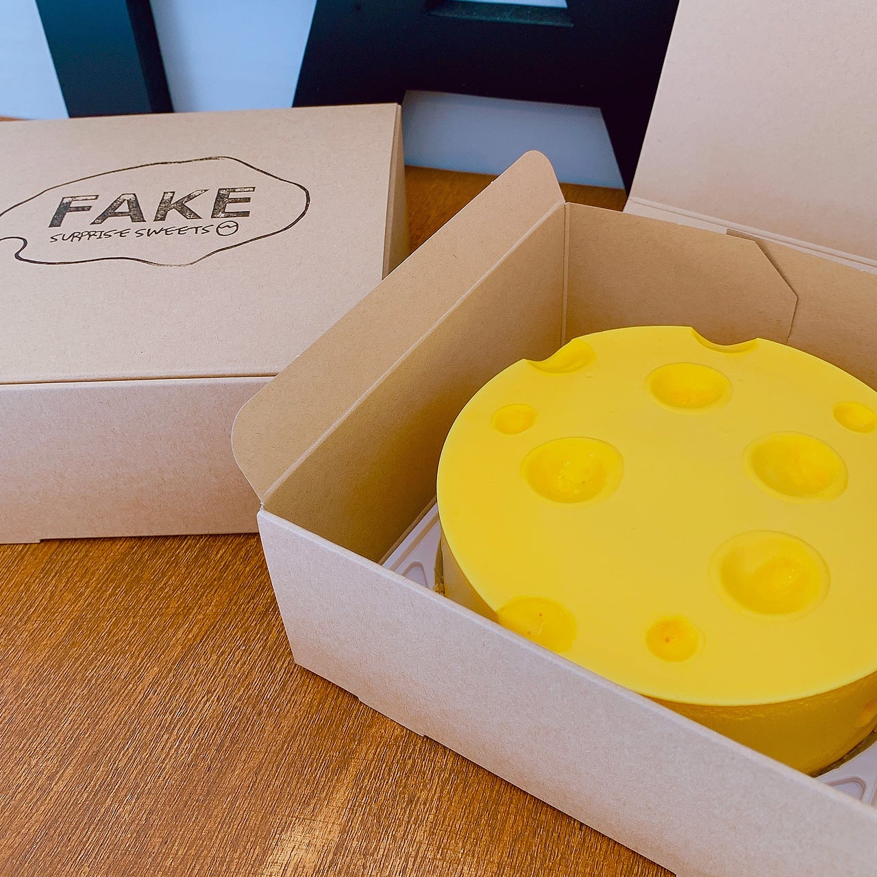 FAKE surprise cheese cake with Hokkaido Natural Ingredients
